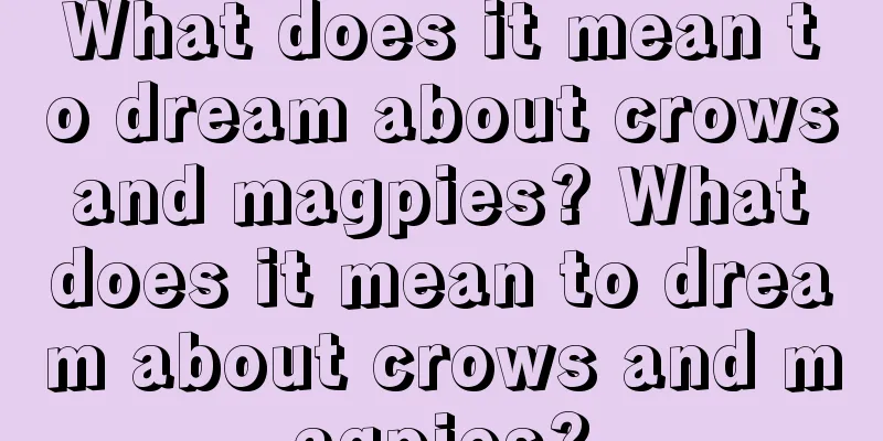 What does it mean to dream about crows and magpies? What does it mean to dream about crows and magpies?