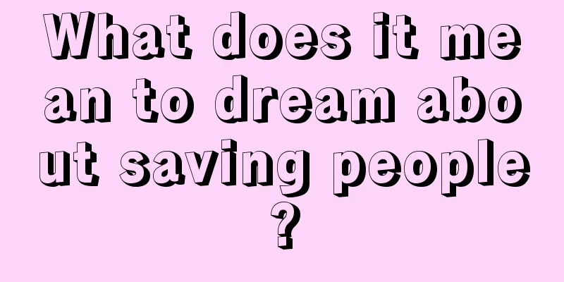 What does it mean to dream about saving people?