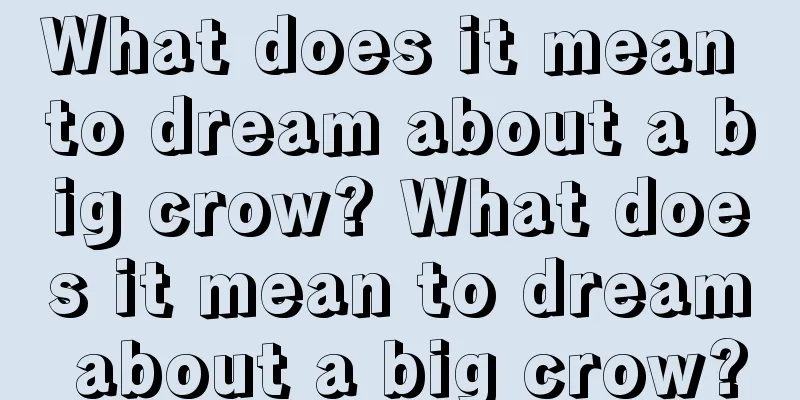 What does it mean to dream about a big crow? What does it mean to dream about a big crow?