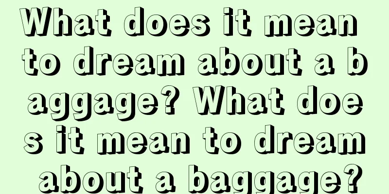 What does it mean to dream about a baggage? What does it mean to dream about a baggage?