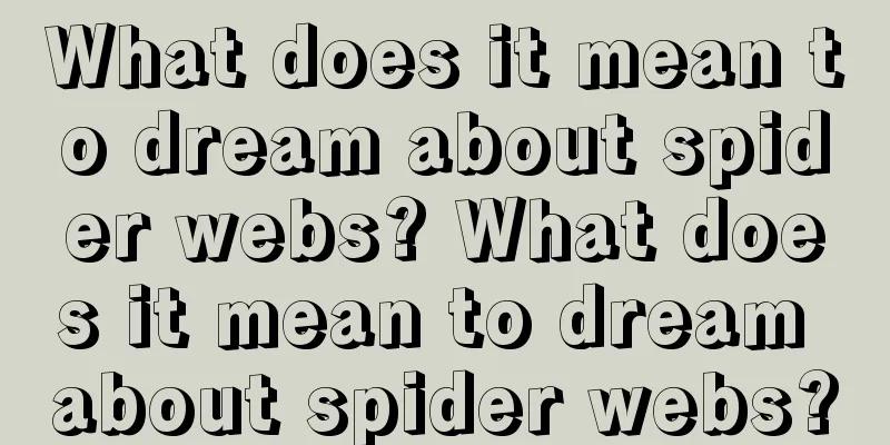 What does it mean to dream about spider webs? What does it mean to dream about spider webs?