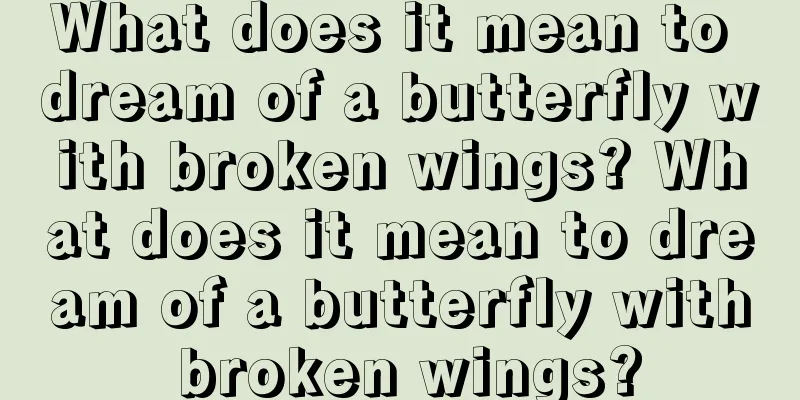 What does it mean to dream of a butterfly with broken wings? What does it mean to dream of a butterfly with broken wings?