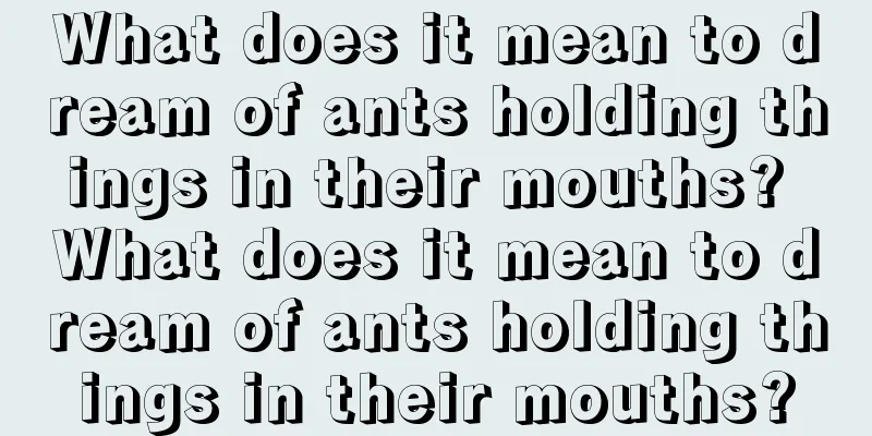 What does it mean to dream of ants holding things in their mouths? What does it mean to dream of ants holding things in their mouths?