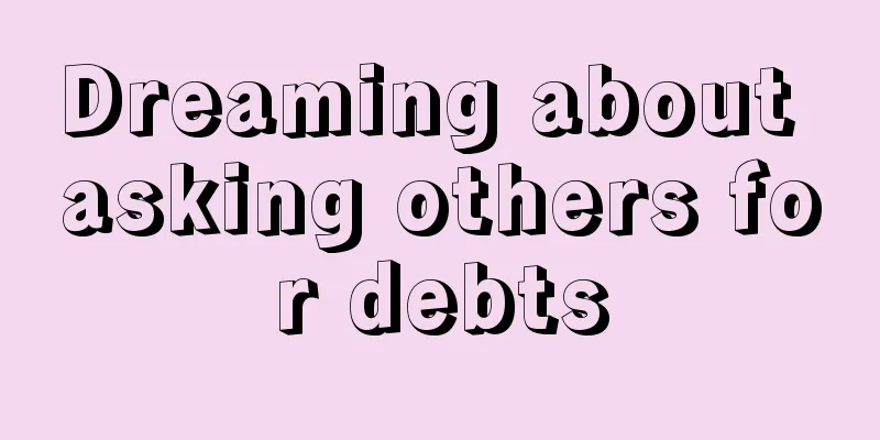 Dreaming about asking others for debts