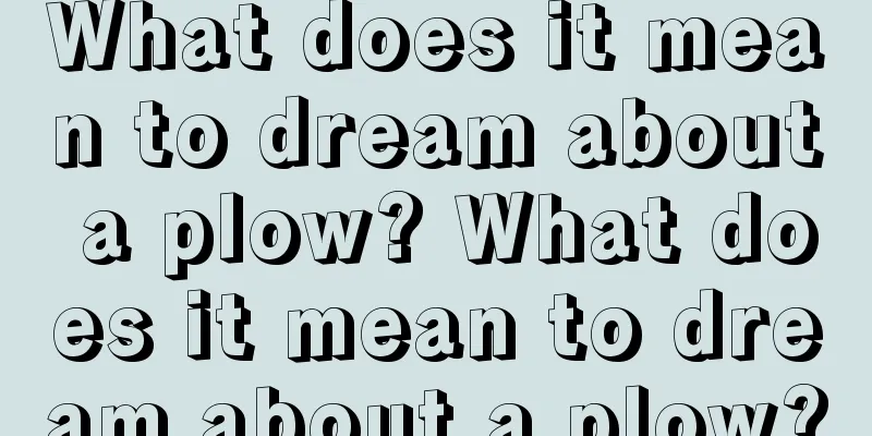 What does it mean to dream about a plow? What does it mean to dream about a plow?