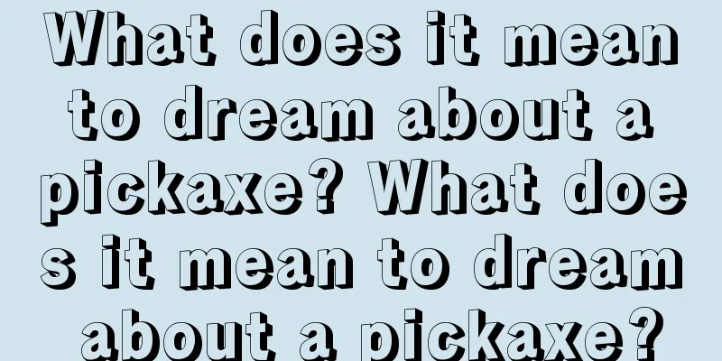 What does it mean to dream about a pickaxe? What does it mean to dream about a pickaxe?