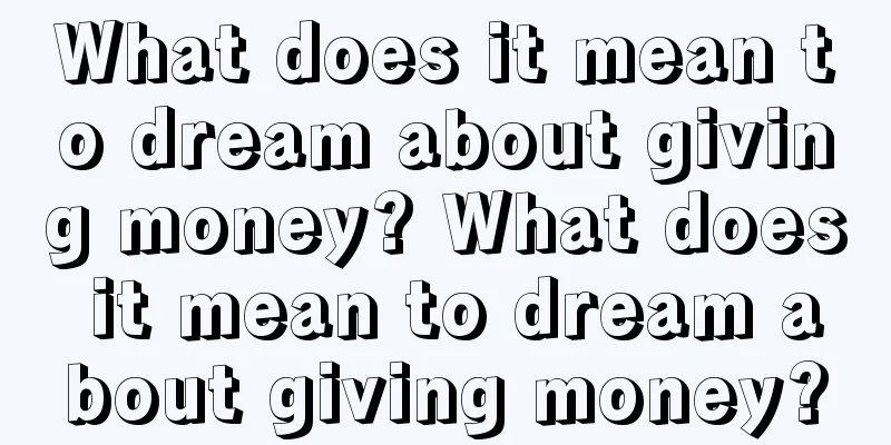 What does it mean to dream about giving money? What does it mean to dream about giving money?