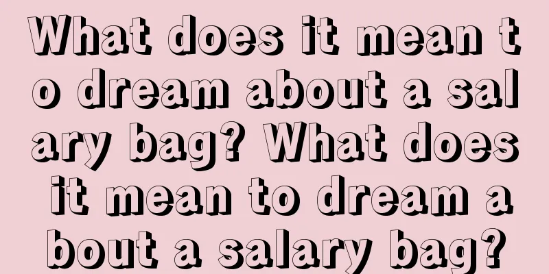 What does it mean to dream about a salary bag? What does it mean to dream about a salary bag?