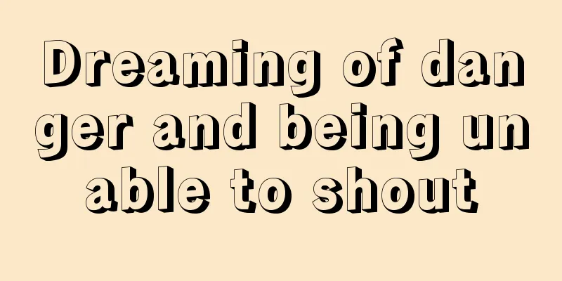 Dreaming of danger and being unable to shout