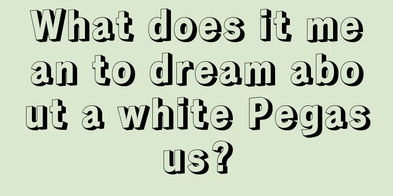 What does it mean to dream about a white Pegasus?