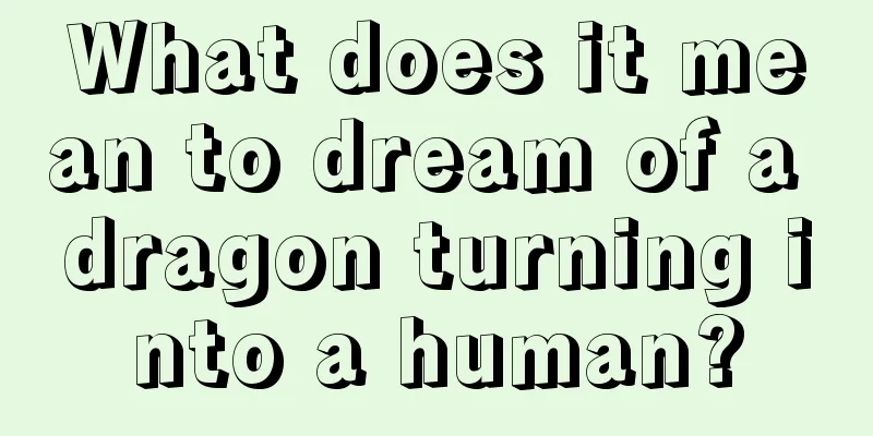 What does it mean to dream of a dragon turning into a human?