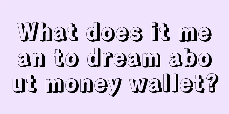 What does it mean to dream about money wallet?