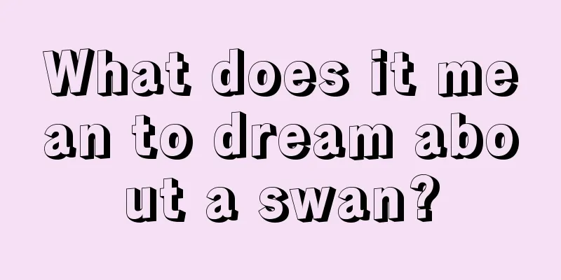 What does it mean to dream about a swan?