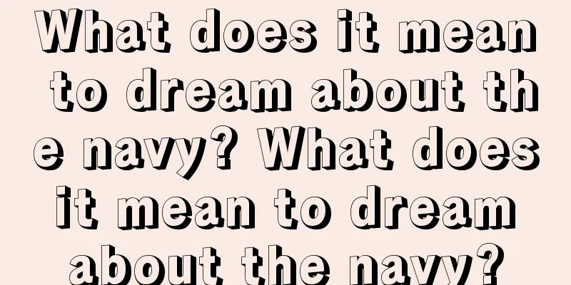 What does it mean to dream about the navy? What does it mean to dream about the navy?