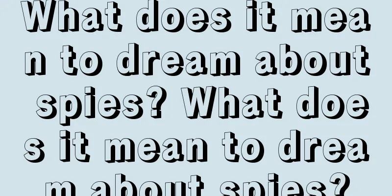 What does it mean to dream about spies? What does it mean to dream about spies?