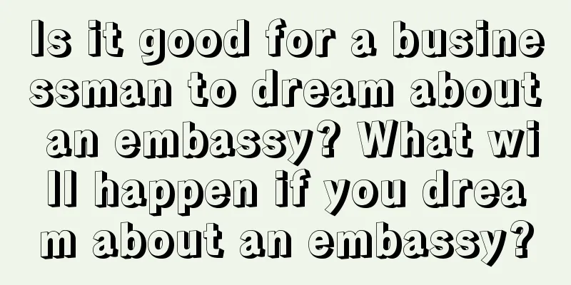 Is it good for a businessman to dream about an embassy? What will happen if you dream about an embassy?