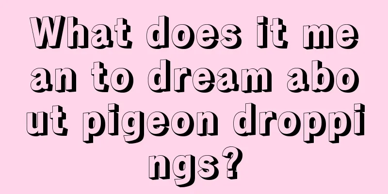 What does it mean to dream about pigeon droppings?