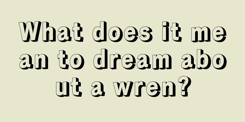 What does it mean to dream about a wren?