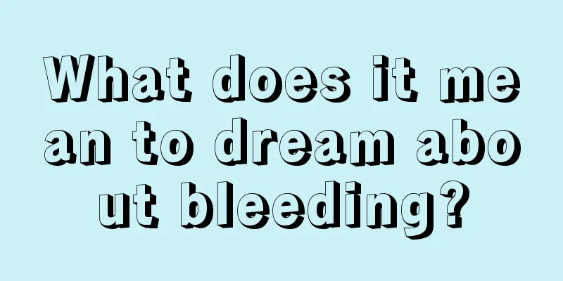 What does it mean to dream about bleeding?