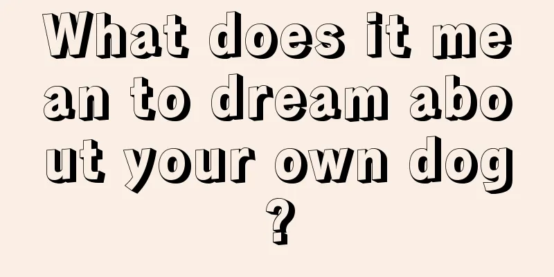 What does it mean to dream about your own dog?