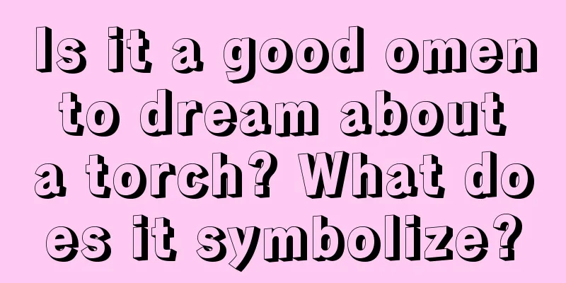 Is it a good omen to dream about a torch? What does it symbolize?