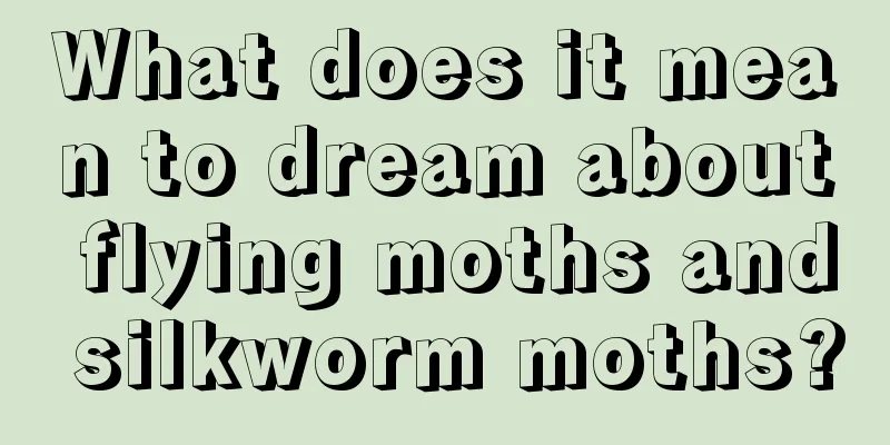 What does it mean to dream about flying moths and silkworm moths?