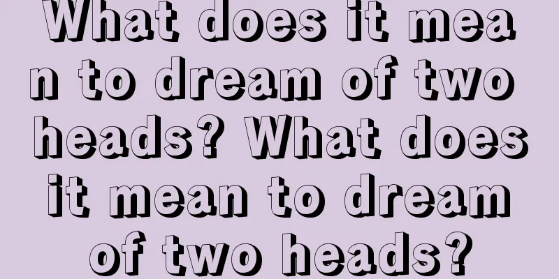 What does it mean to dream of two heads? What does it mean to dream of two heads?