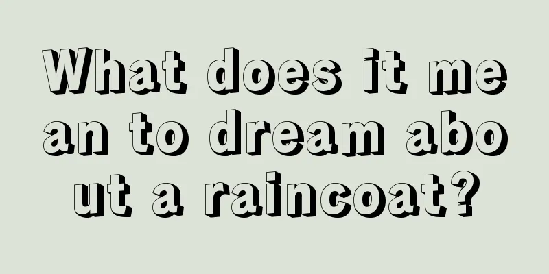 What does it mean to dream about a raincoat?