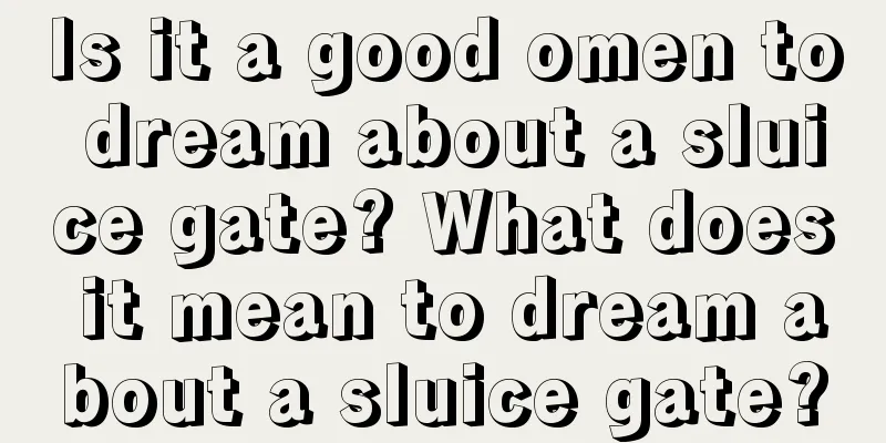 Is it a good omen to dream about a sluice gate? What does it mean to dream about a sluice gate?