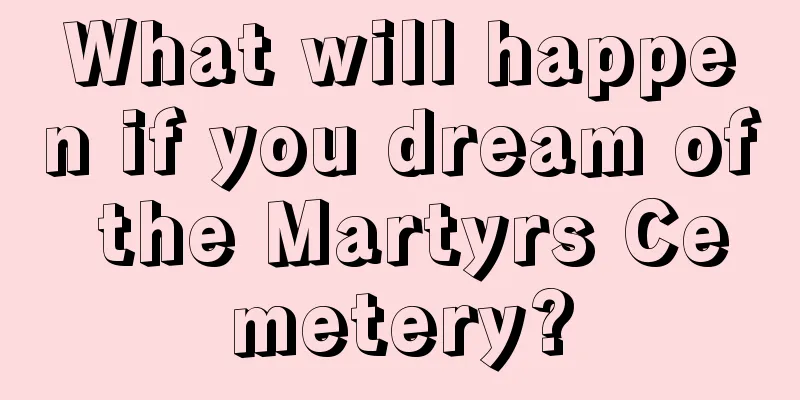 What will happen if you dream of the Martyrs Cemetery?