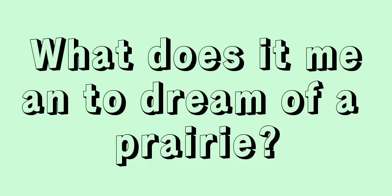 What does it mean to dream of a prairie?