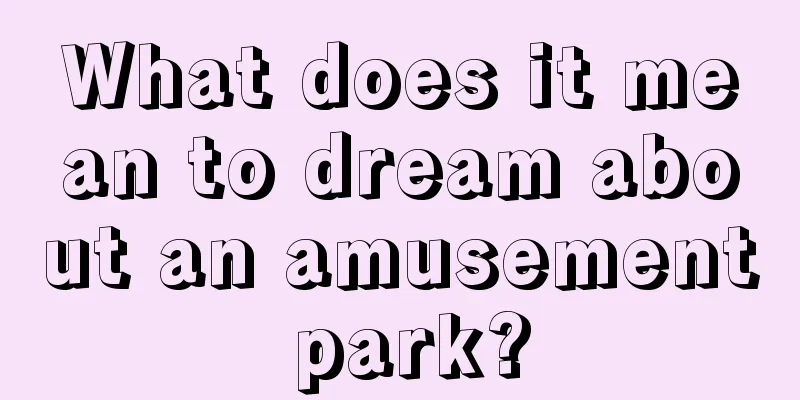 What does it mean to dream about an amusement park?