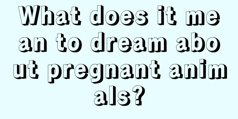 What does it mean to dream about pregnant animals?