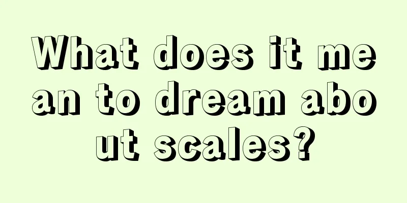 What does it mean to dream about scales?