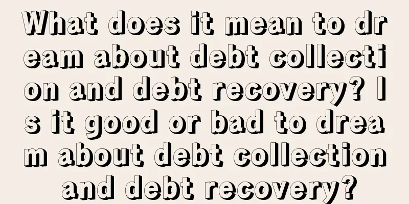 What does it mean to dream about debt collection and debt recovery? Is it good or bad to dream about debt collection and debt recovery?