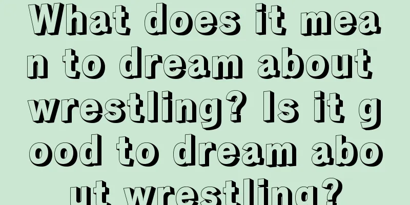 What does it mean to dream about wrestling? Is it good to dream about wrestling?