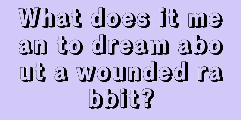 What does it mean to dream about a wounded rabbit?