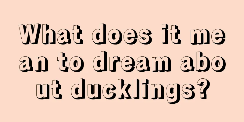 What does it mean to dream about ducklings?