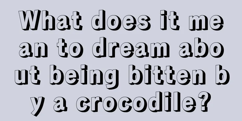 What does it mean to dream about being bitten by a crocodile?