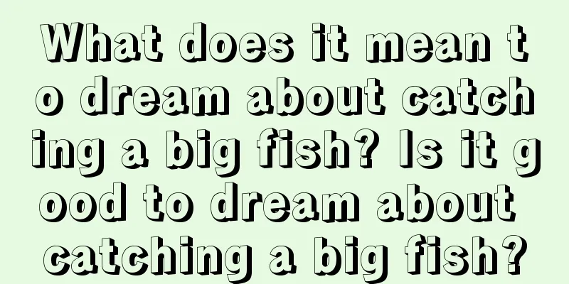 What does it mean to dream about catching a big fish? Is it good to dream about catching a big fish?