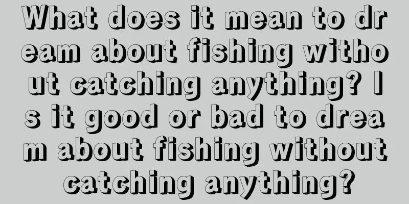 What does it mean to dream about fishing without catching anything? Is it good or bad to dream about fishing without catching anything?