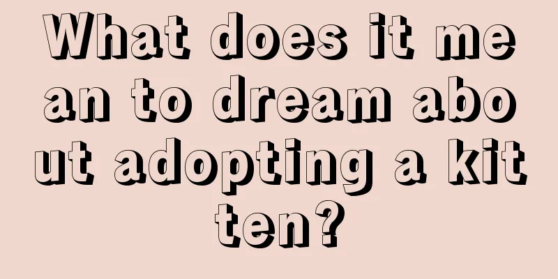 What does it mean to dream about adopting a kitten?