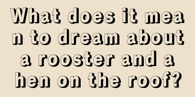 What does it mean to dream about a rooster and a hen on the roof?