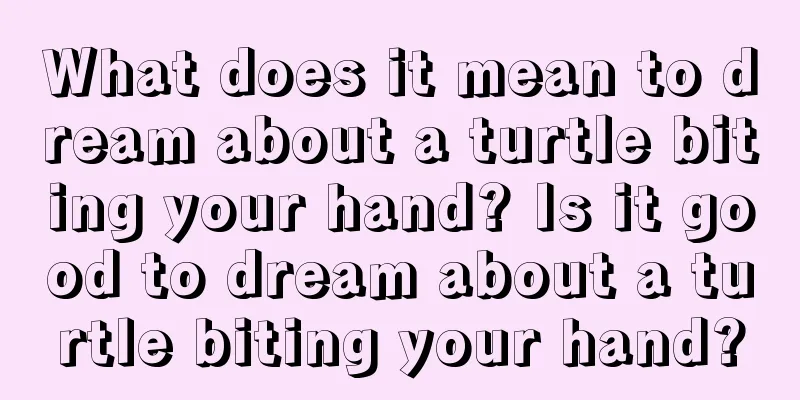 What does it mean to dream about a turtle biting your hand? Is it good to dream about a turtle biting your hand?