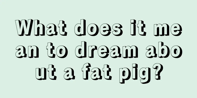 What does it mean to dream about a fat pig?