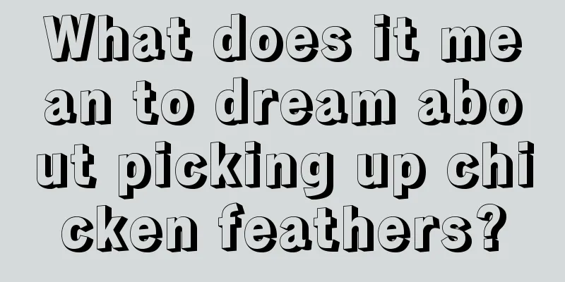 What does it mean to dream about picking up chicken feathers?