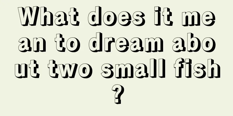 What does it mean to dream about two small fish?