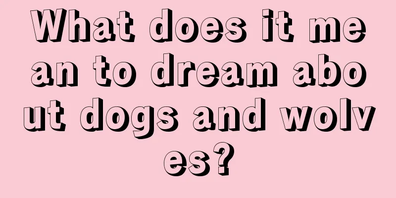 What does it mean to dream about dogs and wolves?