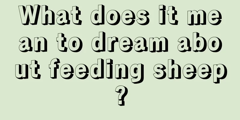 What does it mean to dream about feeding sheep?