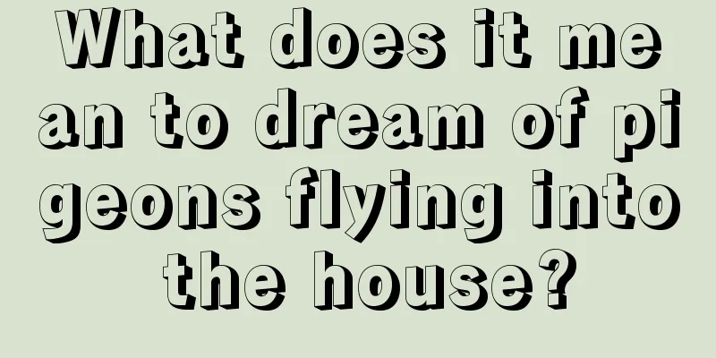 What does it mean to dream of pigeons flying into the house?